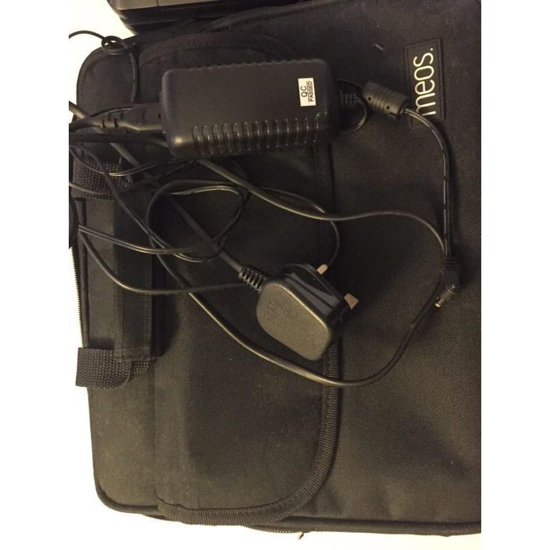 Meos portable TV and DVD player.