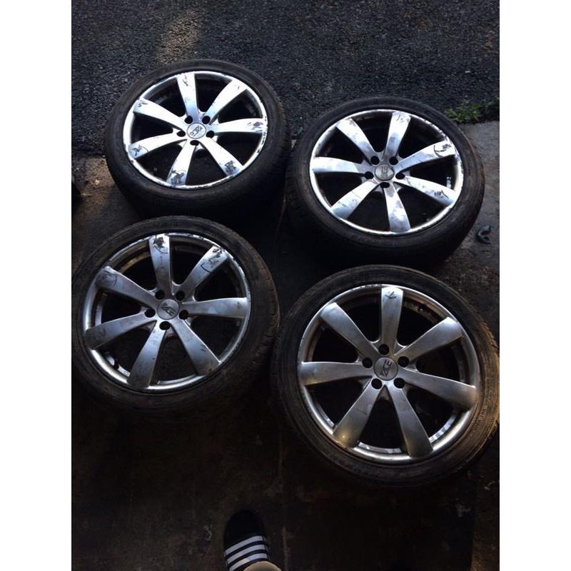 17" Ace Alloy Wheels With Radial Tyres