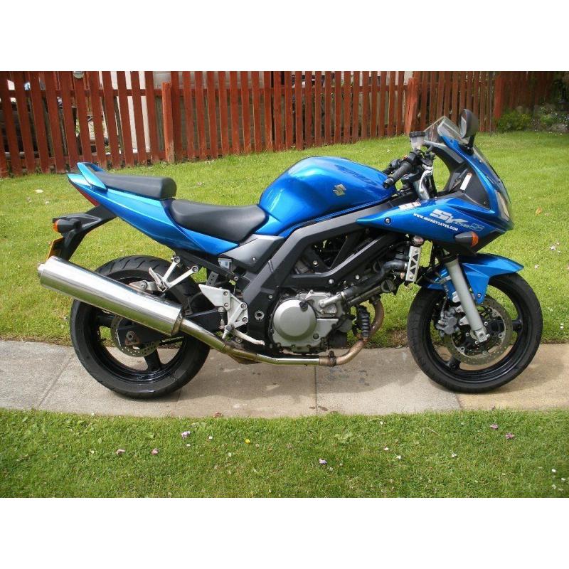 suzuki sv 650 2007 electric blue