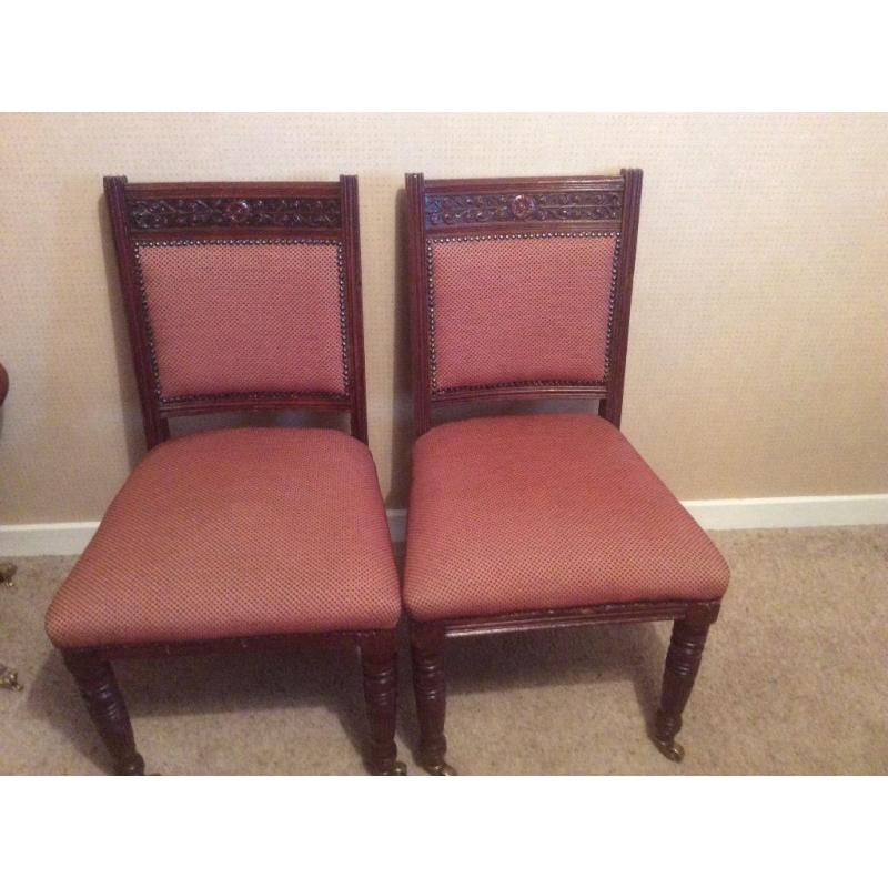 Antique Edwardian Chairs