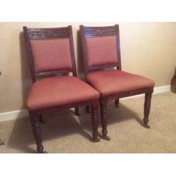 Antique Edwardian Chairs
