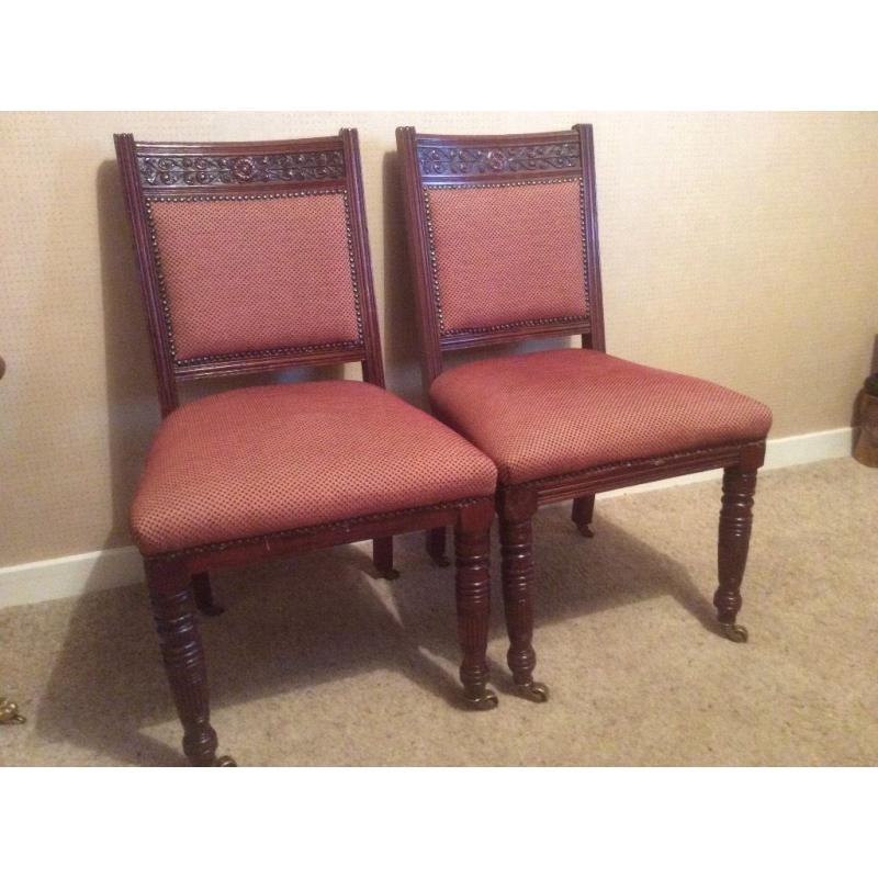 Antique Edwardian Chairs