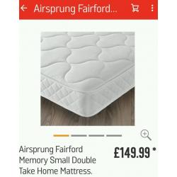 Airsprung 4ft mattress NEW