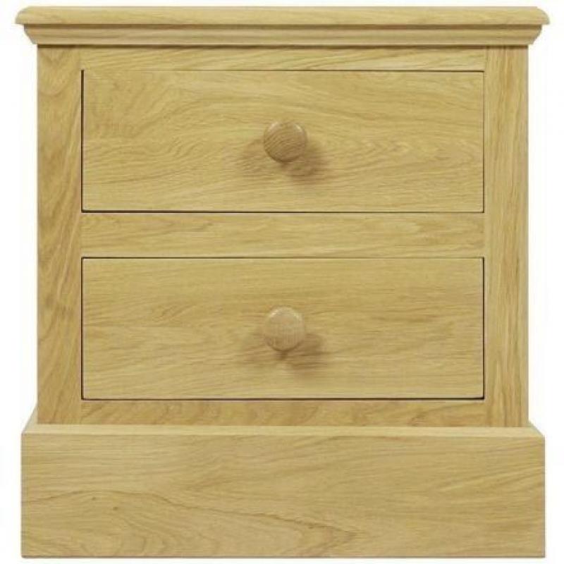 Solid Oak Bedside Table / Drawers