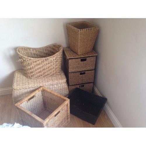 Wicker storage