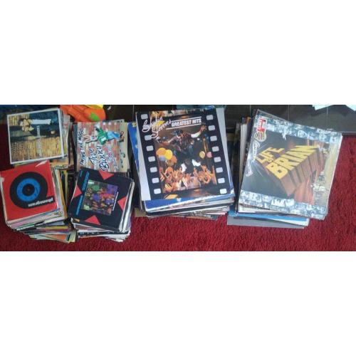 Job lot of vinyl 300 7inch 100 12inch