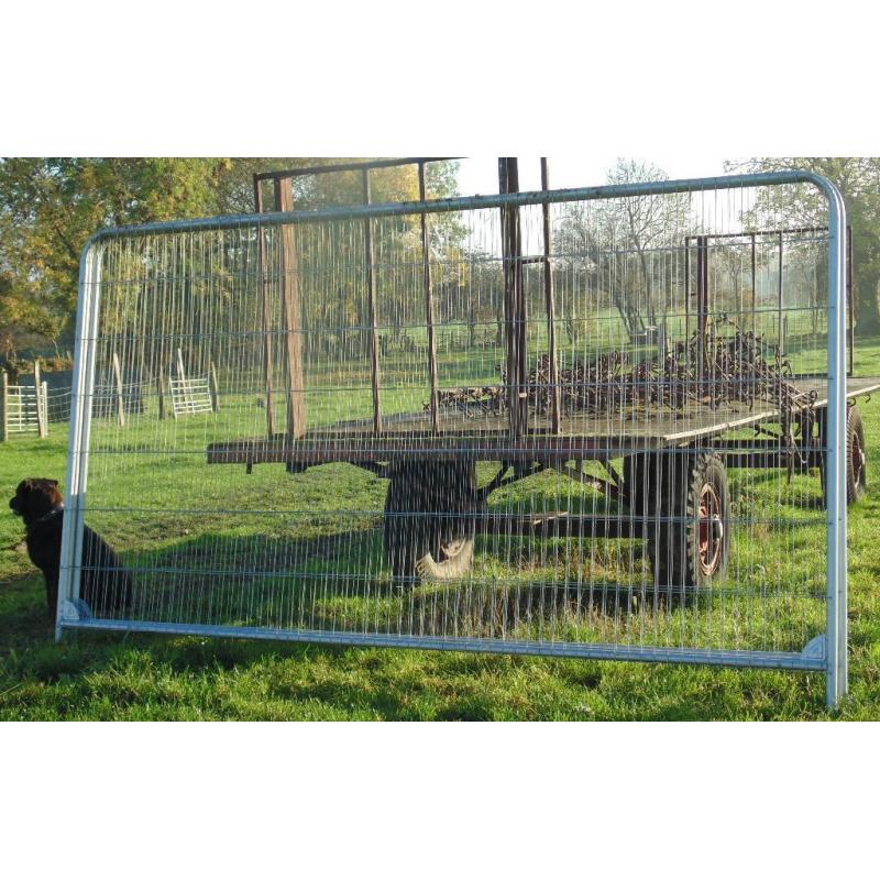 New Metal Fencing, Harris Style, Round Top Panels. Security, chicken run, garden trellis etc