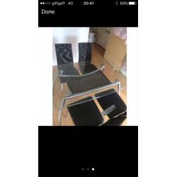Table and 4 chairs