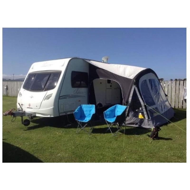 2 berth touring caravan 2008 Lunar clubman 475 ck with motor mover used Northern Ireland