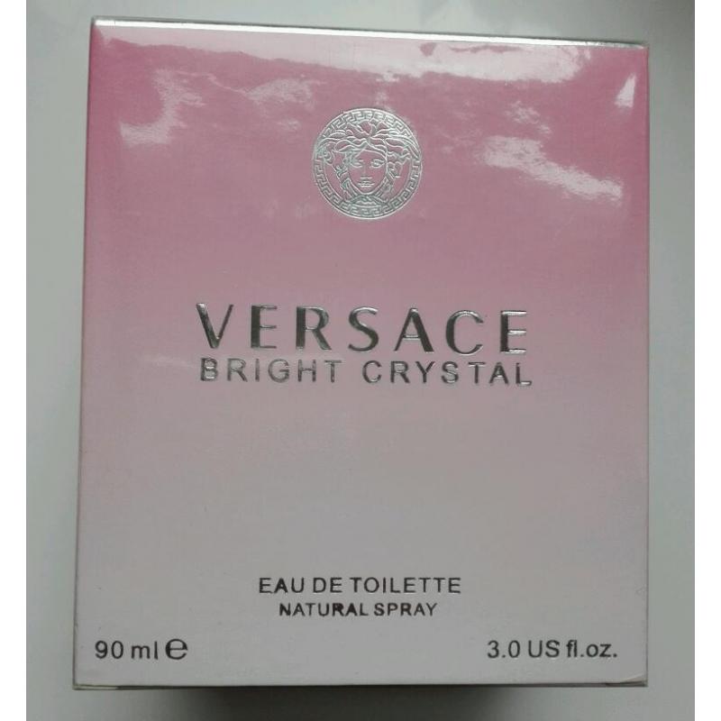 Versace Bright Crystal 90ml EDT Spray Brand New & Sealed Box
