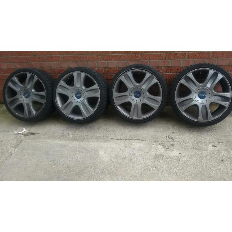 Ford focus kuga Mondeo 5 stud 18"alloy wheels