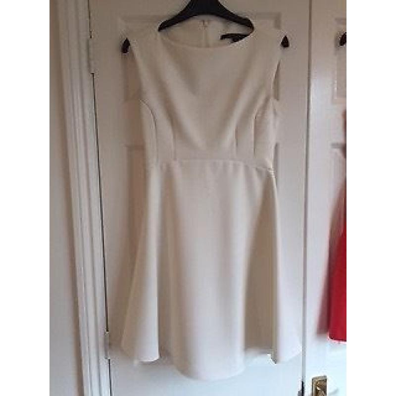 French Connection White Dress size 10