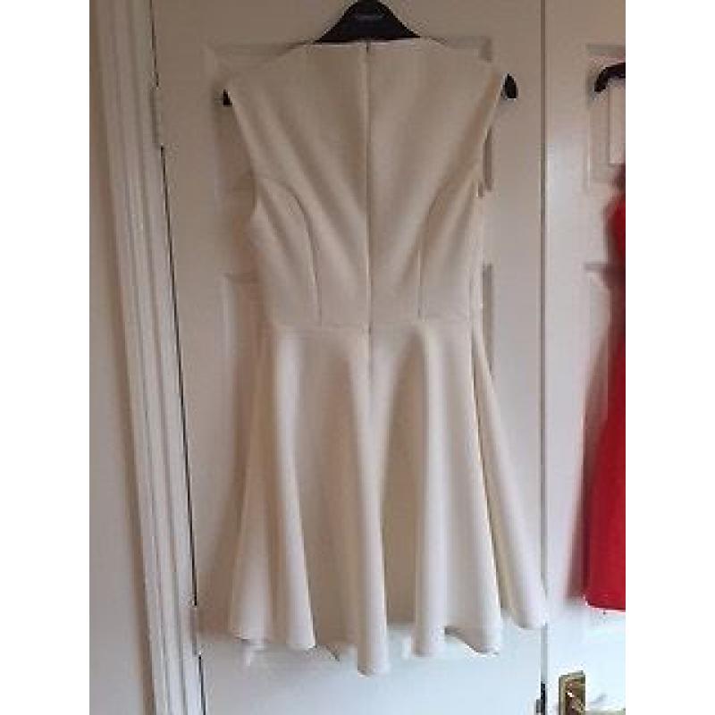 French Connection White Dress size 10