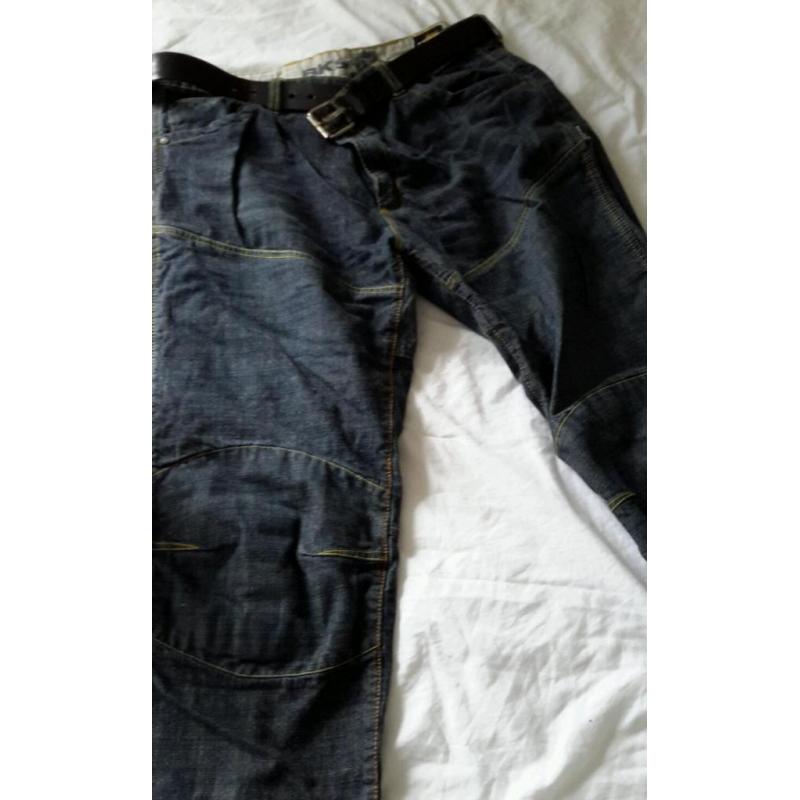 Motorcycle denim/kevlar jeans