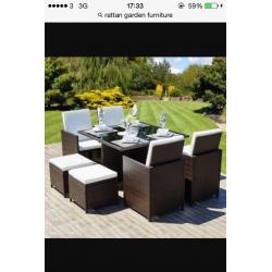 Garden furniture rattan outdoor