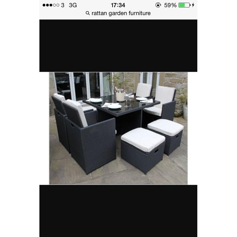 Garden furniture rattan outdoor