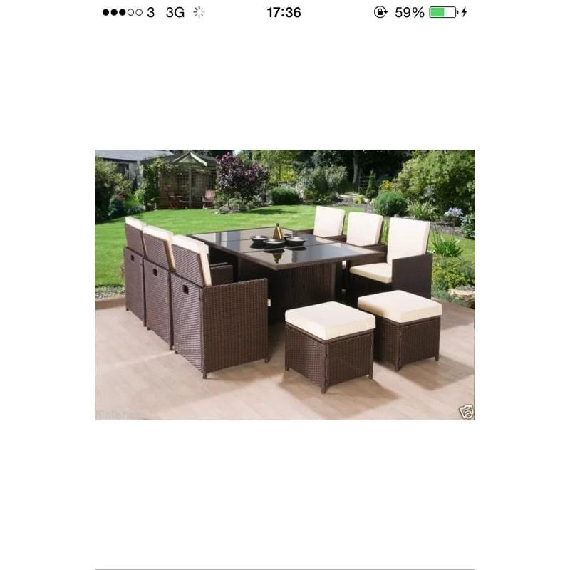 Garden furniture rattan outdoor
