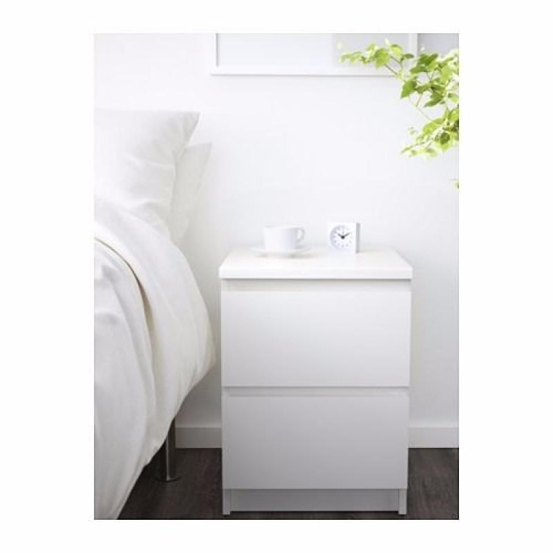 *Discount* IKEA MALM Bedside Chest of Drawers White SE3 London