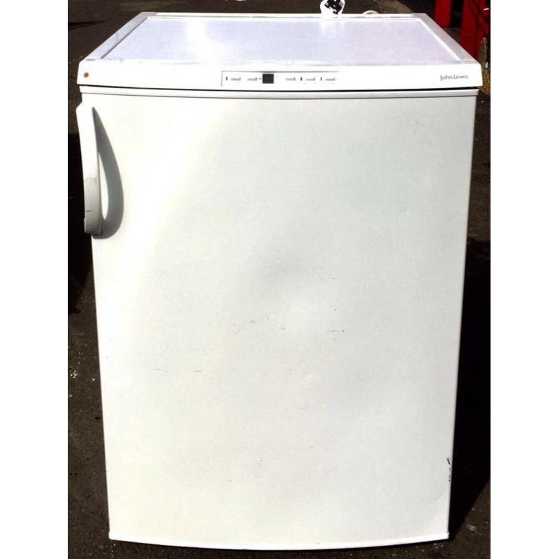 //(%)\ JOHN LEWIS UNDER COUNTER FREEZER INCLUDES 6 MONTHS GUARANTEE
