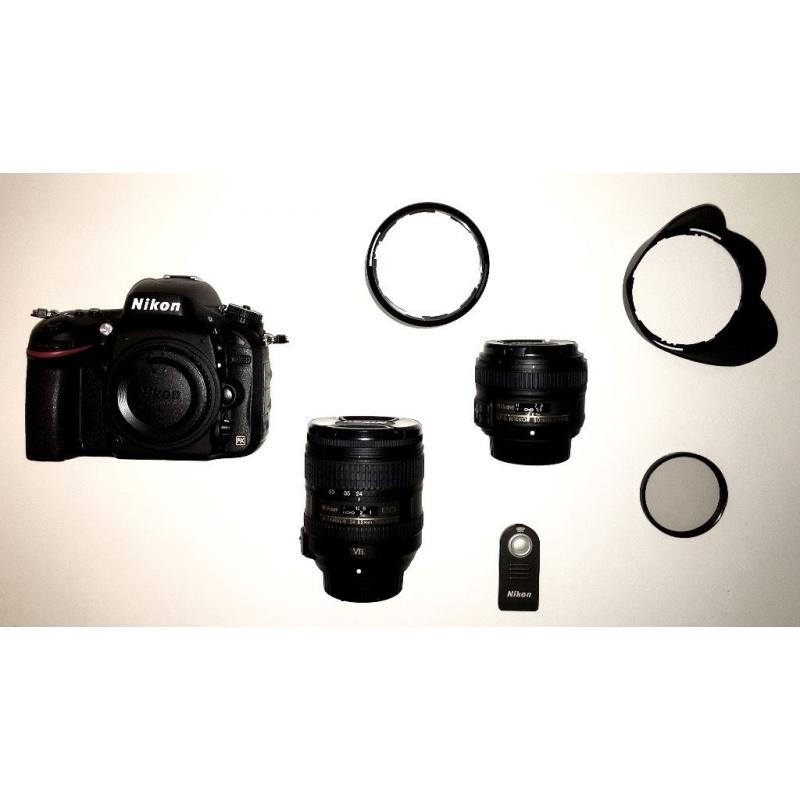 Nikon D600 24.3MP Full-frame D-SLR camera Lenses + bundle Excellent condition