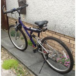 Mountain Bike good condition, pump, stand, 7 gears, bell, everything works as it should.
