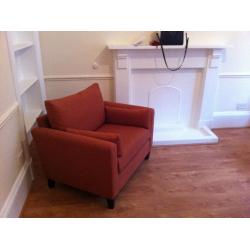 Gorgeous NEXT corner sofa and snuggler for sale!