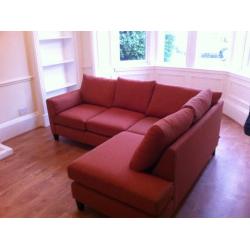 Gorgeous NEXT corner sofa and snuggler for sale!