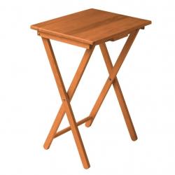 2 x Brand New Folding Wooden Snack Tables