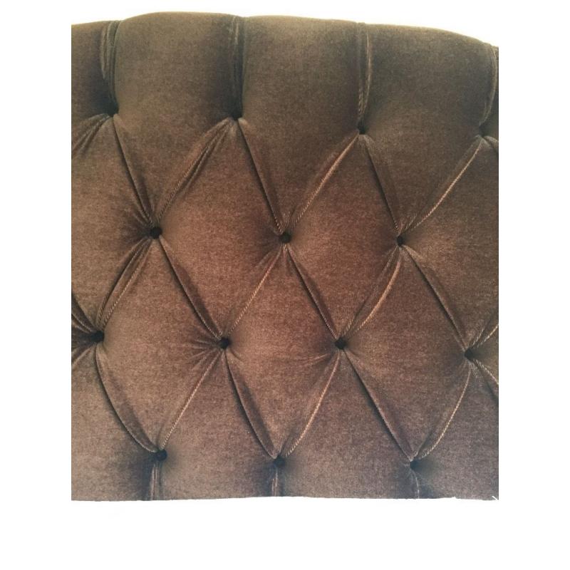 Headboard - chocolate brown double headboard