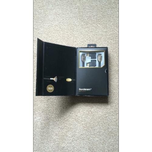 SANDSTROM GOLD SERIES HDMI TO HDMI CABLE WITH ETHERNET