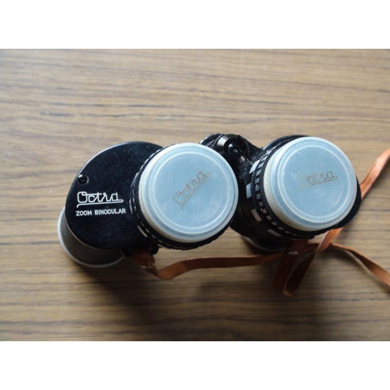 Octra Zoom Binoculars 7x-12x 40 Field 5.5 at 12x, used, with original field case.