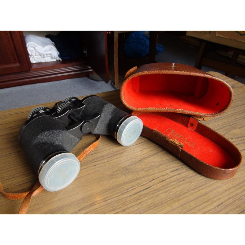 Octra Zoom Binoculars 7x-12x 40 Field 5.5 at 12x, used, with original field case.