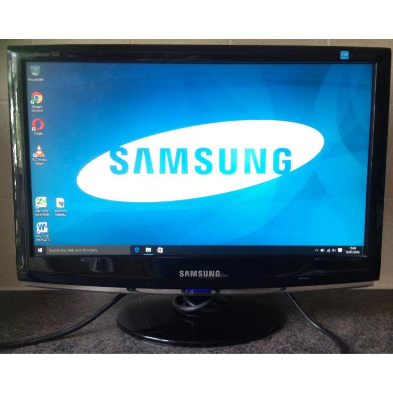 Samsung SyncMaster 933 19" LCD TFT Flat screen Panel PC Computer Monitor Display