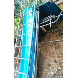 Outside children's climbing frame