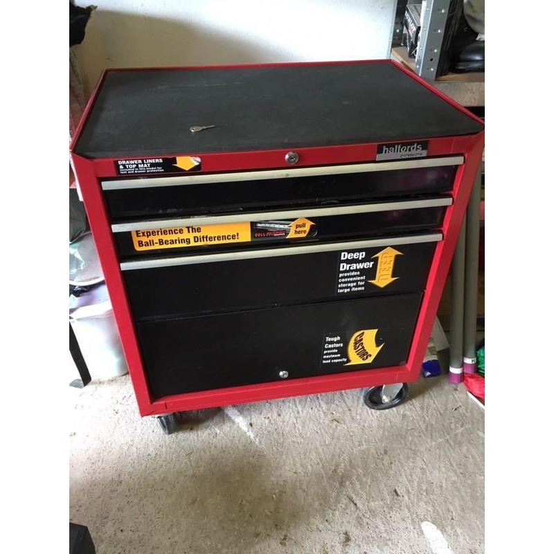 Halfords Professional 4 drawer tool cabinet