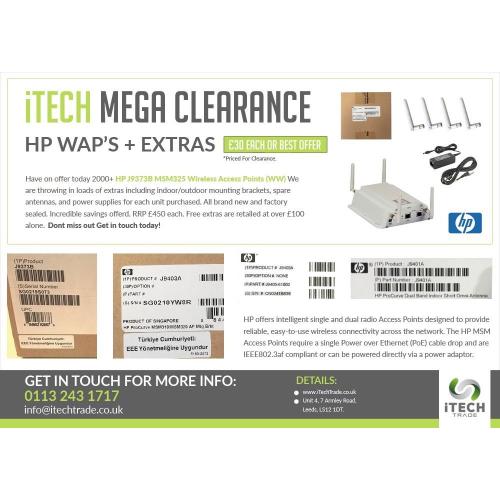HP Waps - w/ Extras thrown in - Crazy Clearance!
