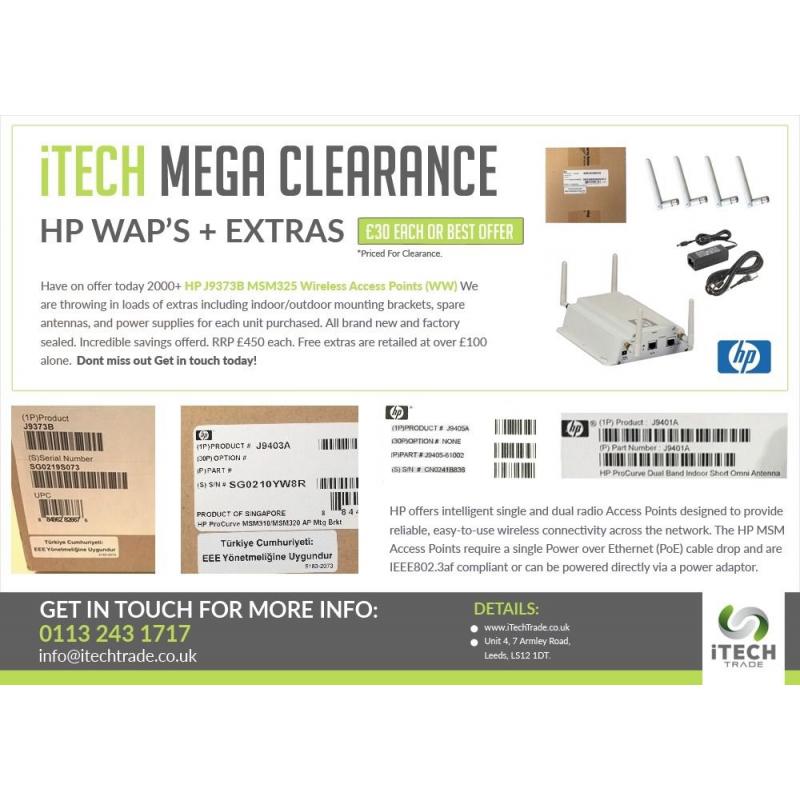 HP Waps - w/ Extras thrown in - Crazy Clearance!