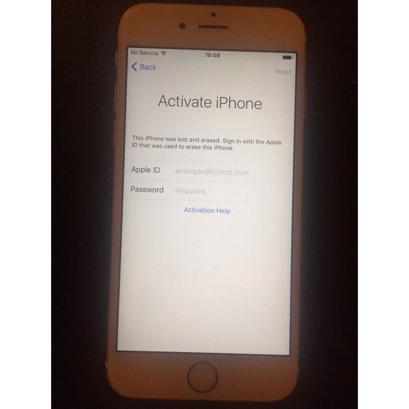 iPhone 6S iCloud Locked
