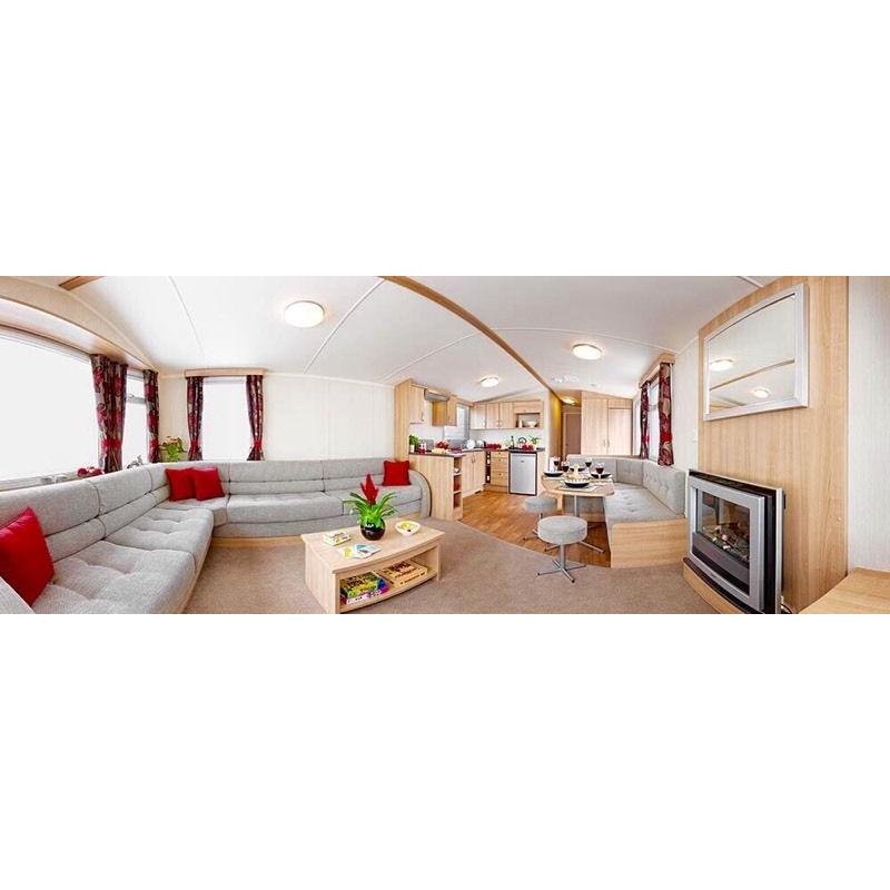 CARAVAN 4 SALE, SITE FEES UNTIL 2018, DECKING, STUNNING PARK! READ THE REST BELOW