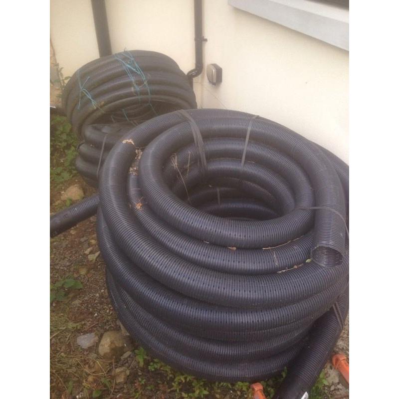Drainage perforated pipe.