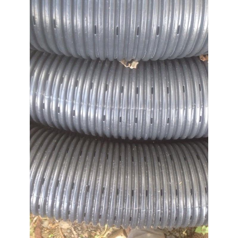 Drainage perforated pipe.