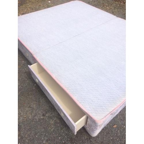 Double Divan Base with storage - 5ft