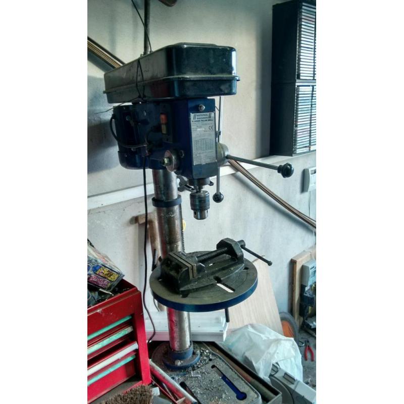 Pillar drill, heavy duty, national machinery