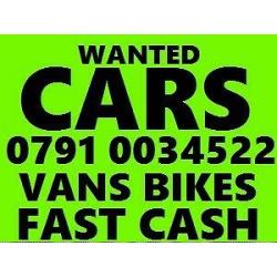 ???? 079100 34522 CAR VAN BIKE WANTED CASH TODAY BUY YOUR SELL MY SCRAP CALL CALL