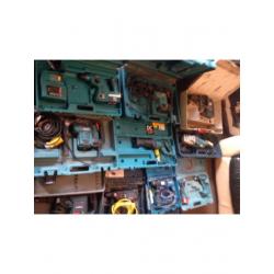 Job lot of Makita and Bosch breakers and hammer drills