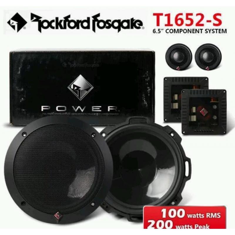 Brand new Rockford Fosgate power vision with full wiring kit for 3 amps etc