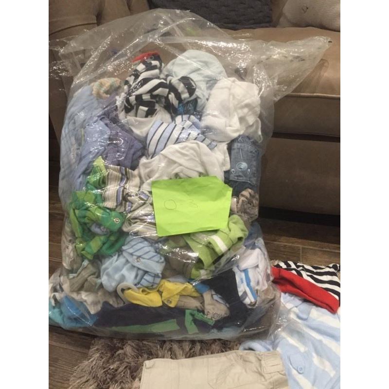 Baby boys clothes age 0-3 months whole bag!