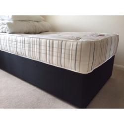 Single Divan bed and Orthopaedic Mattress