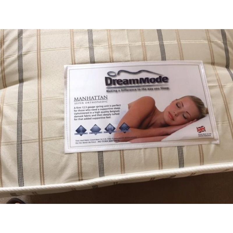 Single Divan bed and Orthopaedic Mattress