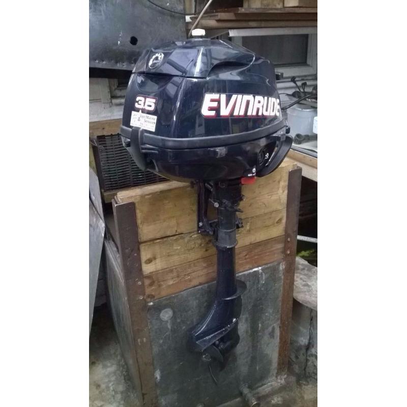 Evinrude 3.5HP short shaft Outboard engine